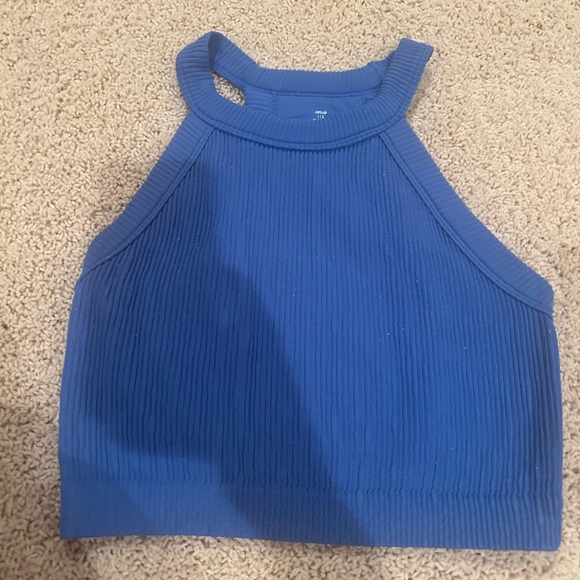 Aerie Superchill Seamless High Neck Bra Top/Tank Size Large - Picture 8 of 8